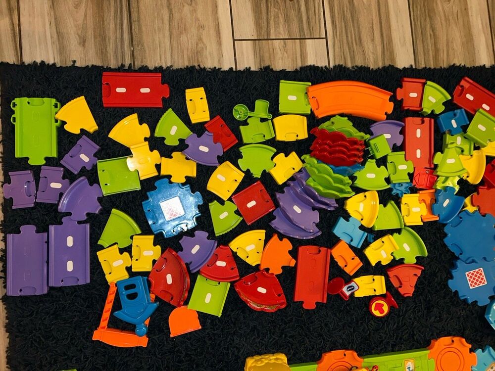 V-Tech Go! Go! Smart Wheels Track Pieces Large Lot Replacement Parts Pieces